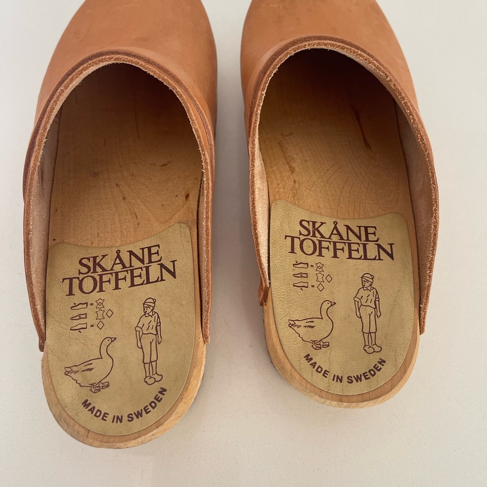 Skane Tofeln Orange Clogs - Picture 2 of 6